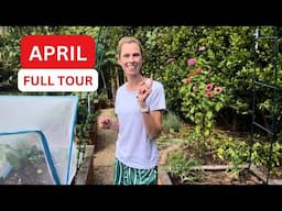 GARDEN TOUR: How I Prep My Soil for WINTER 🌱 Garlic, Asian Greens, Broc + Seedling Plug success!