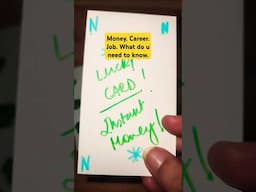 Urgent Money, career and job messages. 💰  #tarot #shorts #shortvideo #youtube #motivation