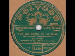 Lys Gauty  " sur les bords de la Seine "  1936