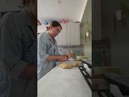 It's bake day! As a Frugal homeschooling family of 5 who makes all their own sourdough bread!