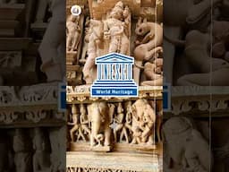 Khajuraho Temple | Ancient Indian Architecture & Art | UNESCO World Heritage Site #shorts