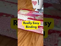 Easy Quilt Binding #sewingshorts