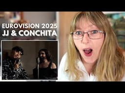 Just incredible! JJ & Conchita Wurst 'Rise Like A Phoenix & Wasted Love' Eurovision 2025 Reaction