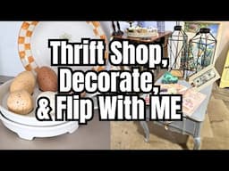 Goodwill Shop, Decorate, and Flip A $5 Facebook Marketplace Piece With Me