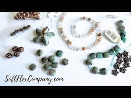 🌊 Beachy Vibes! Carved Starfish & Gemstone Jewelry Tutorial | Free Spirit Beading with Kristen