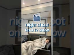 starting work at midnight?? let’s go to a night shoot for a tv show 🎬 #acting #actinglife #actress