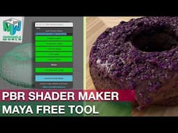 PBR Shader Maker For Maya - The Fastest Way to Create Shaders!