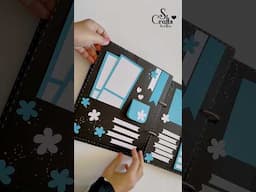 handmade scrapbook ideas - birthday card ideas  paper craft anniversary scrapbook ideas #shorts
