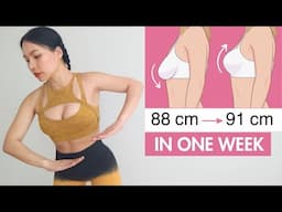 Lift & firm up your breasts in ONE WEEK, home workout to give your bust-line a natural lift ⬆️