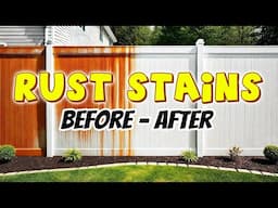 Sprinkler Rust Stains? Try This Instant Fix!
