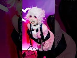 Can Angel flirt with Alastor? 👀💅 #hazbinhotel #angeldust #alastor #cosplay w/MageOfRose as Alastor