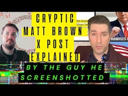 Matt Brown Posted This and I Had to Respond – Hidden Occult Meaning Inside!