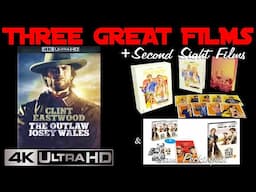 Clint Eastwood THE OUTLAW JOSEY WALES 4K + Second Sight THE NICE GUYS + Sam Peckinpah classic