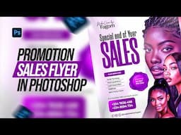 Best Promotion Sales Flyer Poster In Photoshop | Photoshop Tutorial