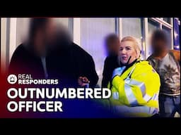 Bodycam Reveals Rookie Cop Swarmed By Violent Mob | Real Responders