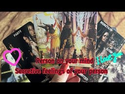 Person on your mind : Secretive Current Feeling for you💞Hindi tarot card reading