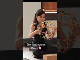 Snippet from ‘Calm breathing for kids’ & parents to practice together  #yoga #breathing #kidyoga