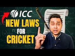 🚨 New Laws For Cricket - Fielding and ODIs