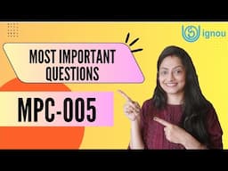 Most Important Questions for JUNE 2025 Exam #MPC005
