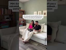 Weeks after our wedding...