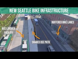 How Seattle Improved this Street for Bikes and Buses - Tour of Eastlake Layover Facility Project