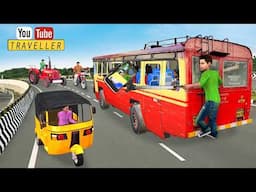 Lalchi YouTube Traveler Bus Yatra Stunts Vlog Hindi Kahaniya Hindi Moral Stories Funny Comedy Video