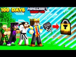 100 Days But You Can BUY CHUNKS In Hardcore Minecraft 😰