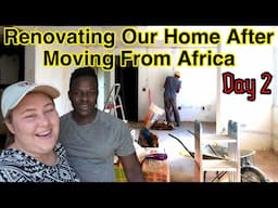 Renovating Our Home After Moving From Africa | Day 2 | Remodeling | Flooring | The Bichanga Family |
