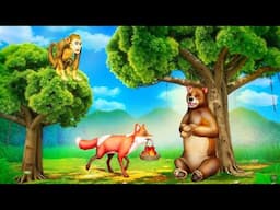 Monkey vs Fox - Comedic Jungle Clash Between Wild Animals