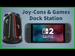 Nintendo Switch 2 Joy-Cons & Game Cards Dock Station