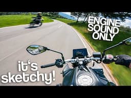 Can you go fast in automatic mode? Yamaha MT-07 Y-AMT sound & quick review [RAW Onboard]