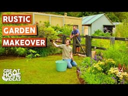 From Plain Yard to Charming Farmhouse Garden | Great Home Ideas
