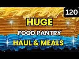 FRUGAL LIVING & Food Pantry Haul 2025 - Food Haul - FOOD BANK - Food Pantry Haul - Budget Meals