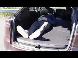 You Need To Know This Before You Camp In A Tesla & Mattress Review