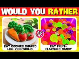 Would You Rather? Dessert Edition 🍨🍪🍩 | Random Quizzes