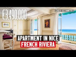 Inside a €3,490,000 apartment in Nice on the French Riviera