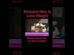 Simplest Way to Lose Weight - Without Exercise or Diet Control! - Rajiv Dixit Water Therapy