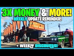 GTA 5 Online Weekly Update! Summer DLC "Money Fronts" Coming Tuesday! 3X Money & More!