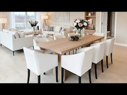 New Modern Dining Room Design Ideas 2025 Best Trendy Dining Tables & Living Room Decorating Ideas P4