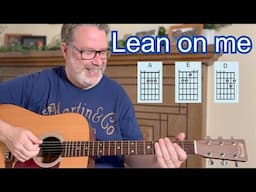 Lean on Me Guitar Lesson (Easy + Fun for Beginners Over 40)