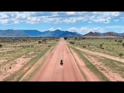 Exploring Namibia Africa on a motorbike racing Oryx - Episode 6