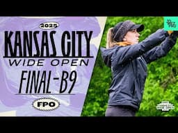 2025 Kansas City Wide Open | FPO FINALB9 | Handley, Burge, Hansen, Gannon | Jomez Disc Golf