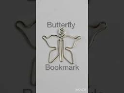 Butterfly Bookmark made with 18g @beadalon German Style Wire. #bookmark #bookmarkcraft