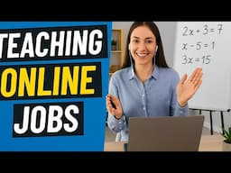Online Teaching Jobs You Can Start Today | Work From Home & Get Paid!