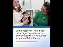 Así están los 16 bebés que salvaron las enfermeras de neonatología en la inundación de Bahía Blanca