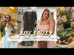 VLOG: End of Summer, How I Do My Shorter Hair, Grocery Shopping, Cooking, Laundry & Wardrobe Sale