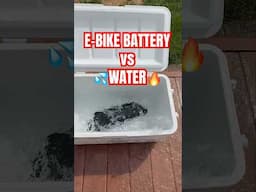 WATER PROOF E-BIKE BATTERY 🤯💦 Velotric Fold 1 Plus  #short