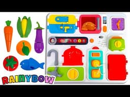 Kids, Discover Common Food Words with a Kitchen Playset
