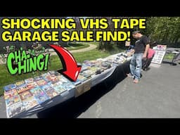 The VHS TAPE GARAGE SALE FIND that SHOCKED THE WORLD!