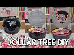 Dollar Tree DIY BBQ Grill for Father's day | Easy Craft Free Printable